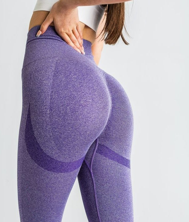 Leggins push-up color lila